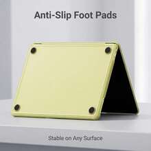 Ultra-Thin Matte Neo Protective Case, Compatible With MacBook Air 15"/13"/M5 Pro 16"/14", Semi-Transparent Matte Hard PC Protective Shell, Precise Fit Anti-Scratch Anti-Deformation, With Anti-Slip Edge, Includes Hard Shell + Bow Tie Bag + Screen Film - View 8