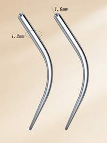 أداة إدخال مخروطية للثقب مع دبابيس إدخال ملولبة وغير ملولبة 14G/16G/18G/20G أداة تطبيق دبوس إدخال أداة مساعدة للتوسيع - فضي - مشاهدة 13