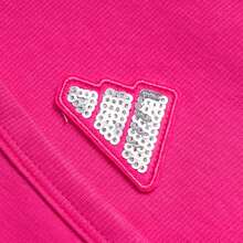 Adidas Three-Stripe Dancing Series Short-Sleeved Slim-Fit Women's T-Shirt With Double Neckline - Hot Pink - View 8