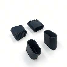 2pcs-4pcs Oval Shaped Ladder Feet Covers Black, Home Ladder Covers, Suitable For 20*40 Oval Tube Outer Diameter, Inner Diameter In Mm, Anti-Slip Wear-Resistant Protective Covers - C - View 10