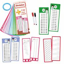 15 Addition, Subtraction, Multiplication And Division Math Flash Cards, All Facts And Games, School Supplies, Classroom Learning Aid, Back To School Learning Materials - Multicolor - View 9