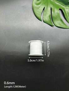 1pc Non-Elastic Fishing Line/DIY Jewelry Bracelet Necklace Earring Hair Accessory Stringing Wire 0.2/0.3/0.4/0.5/0.6mm Hanging Decorative Line - Fishing Line - View 11