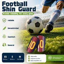 1 Pair - Football Shin Guards, Student Outdoor Soccer Activity Adult Match Leg Guards, Wear-Resistant Durable Reusable, Comfortable To Wear - Multicolor - View 3