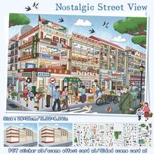Upgraded Craftsmanship, Large Size, 3D Visual Effect Scene Stickers, Immersive Handmade Collage, Miniature Landscape Stickers, Characters/Animals/Plants/Houses, Unlock Creative Moments, Playable And Collectible 3D Landscape Treasures! - Sticker - View 15