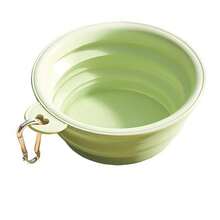Bol d'alimentation et d'eau pliable en silicone pour animaux de compagnie avec clip mousqueton, bol de voyage portable et pliable pour chiens et chats, bol léger et étanche pour nourriture et eau pour animaux de compagnie pour la marche en plein air, la randonnée et le transport, répond aux besoins quotidiens d'alimentation en plein air - Multicolore - Voir 18