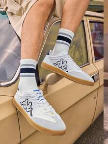 Kappa Unisex TIFO Classic Training Shoes, Retro Casual Sports Sneakers - White - View 7