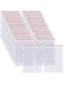 30pcs/Pack Anti-Mold Anti-Moisture Anti-Damp Reusable Sealed Bags, Transparent Food Storage Vacuum Fresh-Keeping Organizer Bags, Suitable For Kitchen Fresh-Keeping, Bathroom Anti-Moisture, Travel Storage - Clear - View 1