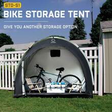 Abris de stockage - Arche pour 2-3 vélos, noire - Voir 7