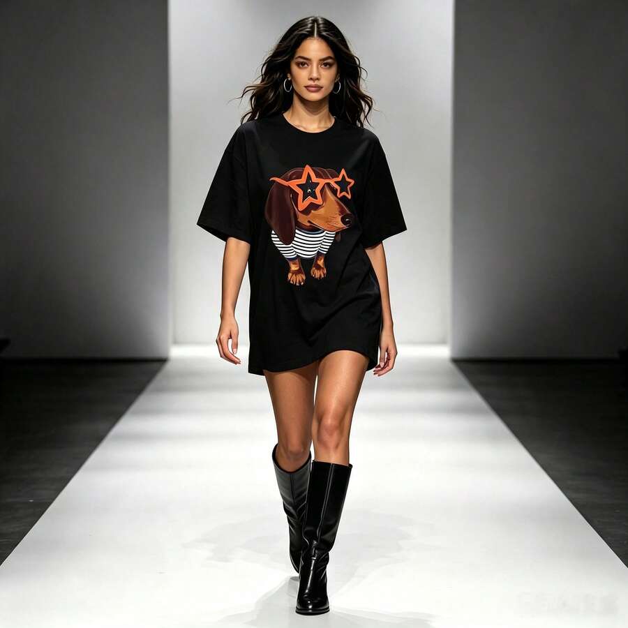 Women Senior T-Shirts & Tops - Black - View 1