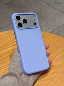 1 Buah Casing Ponsel Bumper Anti Guncangan Ramah Kulit dengan Tekstur Tenun Teknologi Imitasi, Potongan Lensa Penuh, Pelindung Lembut Anti Selip untuk iPhone 17 Pro Max/16 Pro/15/14/13/12/11, Casing Ponsel Matte Warna Solid Beragam, Tahan Jatuh dan Debu, Casing Ponsel Tipis - Jeruk - View 13