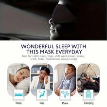 Eyemasks & Earmuffs - Black - View 7