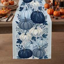 1pc Thanksgiving Pumpkin Print Table Runner, Suitable For Holiday, Party, Dinner, Restaurant Table Decor, Home Autumn/Winter Decoration - Multicolor - View 8