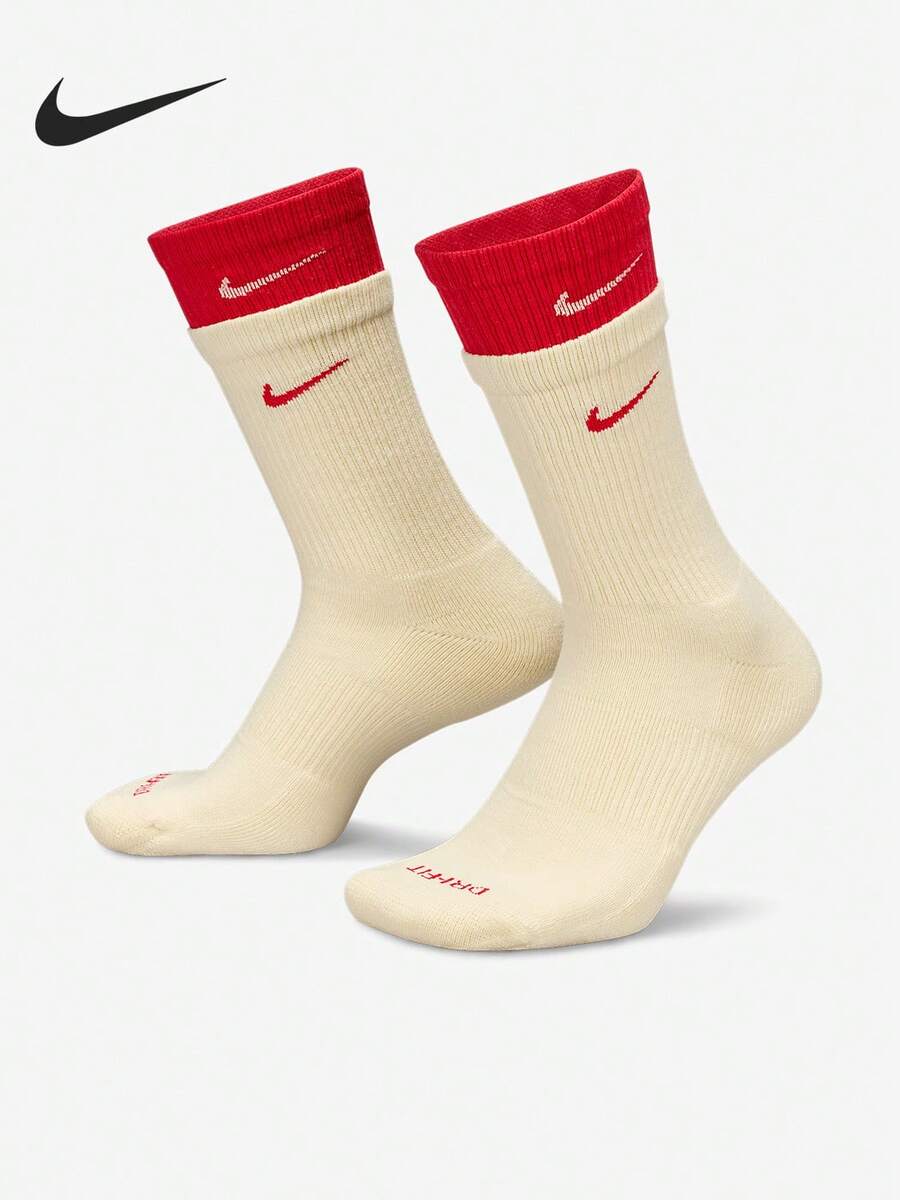 Nike Genuine Sports Unisex Casual Fashion Mid-Calf Socks 1 Pair DD2795-113 - DD2795-113 - View 1