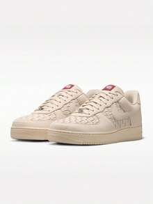 Nike Men's AIR FORCE 1 LOW RETRO PRM ESS Low-Top Sports Casual Shoes IM5755-100 - Beige - View 3