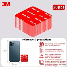 3M Double-Sided Adhesive VHB Tape - Film - Strong - Fixed - Waterproof - High Viscosity - Transparent Adhesive - Transparent - View 11