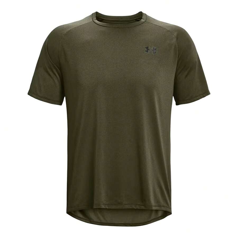 Under Armour Mens Tech T-Shirt - Marine Green - View 1