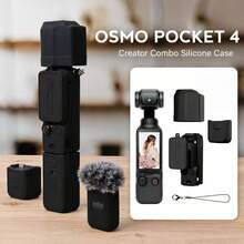 Osmo Pocket 3 /Xtra Muse 相機保護殼，柔軟矽膠手柄套，含螢幕保護與麥克風，輕量防刮，適合旅行、Vlog、日常拍攝 – 粉紅色 - 查看 21