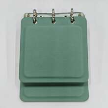 1 buah Buku Catatan Mini Matte Warna Solid, Sampul Binder 3 Ring Minimalis Portabel, Buku Memo Saku untuk Pelajar dan Kantor, Jurnal Harian - Beraneka warna - View 16