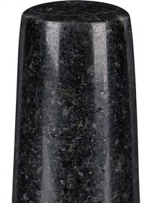 Granite Mortar And Pestle, Heavy-Duty And Durable, For Spices And Herbs, Polished Stone Mortar, Ø 12 Cm, 300 Ml, Black - 1 - View 9
