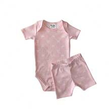 Kit 3 Conjuntos de Bebê Menina 3 body 3 Short Algodão - cores sortidas - Visão 8