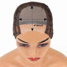 13x4 13x6 4x4 Lace Wig Cap, Adjustable Ventilating Wig Making Cap For DIY Wigs, Brown & Black Available, Halloween - View 7