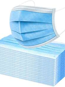 50pcs, 200pcs, 600pc Disposable Face Masks, Reusable Face Masks - Non-Medical Grade, Labor Protection Standard, 3-Layer Protective Face Masks - View 1