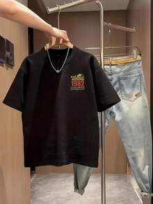 Vintage-T-Shirt für Herren, limitierte Sommer-Edition, Retro-Sammlerstück. Unisex-Streetwear, , originell, bequem, hochwertige Qualität, top! - Schwarz - Übersicht 3