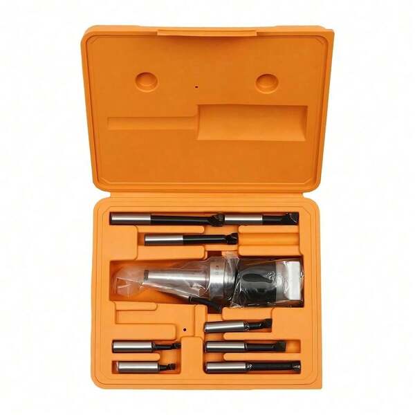 12pcs Precision Boring Head Shank Boring Bar Set F1-12 50mm Boring Head With 9pcs 12mm Boring Bars For CNC Millling Machine Lathe Tool Set[A Good Gift For Family And Friends]