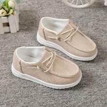1 Pair Casual, Fashionable, Lightweight, Classic, Pretty Versatile Sports Shoes, Loafers - Beige - View 12