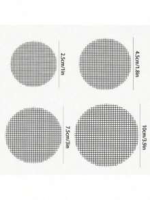 20pcs Flower Pot Hole Mesh Pads, Round Drainage Hole Mesh Sieve, Prevent Soil Loss And Plant Drainage, Bonsai Flower Pot Bottom Mesh Pads - A - View 14