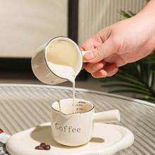 Exquisite Ceramic Measuring Cup With Scale, Mini Coffee Milk Pitcher, Espresso Extraction Pot, Multi-Functional Coffee Milk Pitcher - Multicolor - View 5