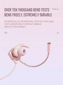 HP Wired Earphones With 3.5mm And Type-C Plugs, In-Ear Headphones With Built-In Microphone And Inline Control, One-Click Mute And Brightness Control Buttons, Suitable For Computers, Laptops And Mobile Devices - View 7