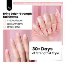 Beetles 2-Color HEMA-Free Builder Gel, Transparent & Jelly Nude UV Gel, Suitable For Nail Tip Construction, Reinforcement, Thickening & Extension, Perfect For Beginner DIY Manicure - Multicolor - View 7