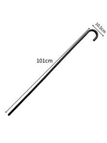 1pc Holiday Party Cosplay Prop Scepter Staff Accessory, Performance Costume Scepter, King Magician Staff, Thick Handle Style (Distressed Craftsmanship May Have Minor Imperfections, Which Is Normal),Halloween - Multi-color a - View 3
