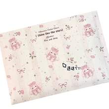 Pink Star Mist Fluffy Rabbit Envelope & Letter Paper Set, Romantic Holiday Confession Handwritten Letter, Gift Blessing Message Stationery - Multicolor - View 5