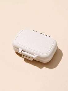 Mini Portable Pill Box - 3 Compartment Pill Storage Box, Weekly Pill Organizer, Medication Dispenser - Multicolor - View 12