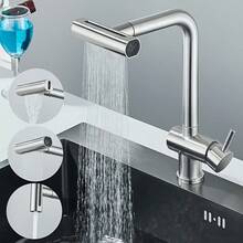 1pc Multi-Functional Kitchen Faucet Extender, 360° Universal Rotating Sprinkler, 4 Water Flow Modes, Diameter Mounting Adapter. A Multi-Functional Universal Rotating Faucet Suitable For Bathrooms And Kitchens. - Multicolor - View 7