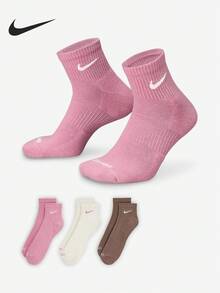 Nike Authentic 2025 New Unisex Sports Casual Short Socks 3-Pack SX6890-936 - SX6890-936 - View 1