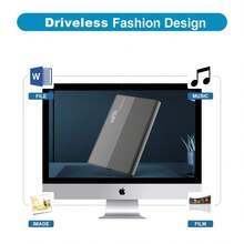 2TB USB 3.0 Portable External Hard Drive - 2.5" High-Speed Data Transfer, Durable & Stable, Ideal For Laptops, Desktops, And PCs, Compatible With Windows 7-11/IOS Systems, PC Backup Storage|Sleek Black Design|Sleek Storage Design - View 4