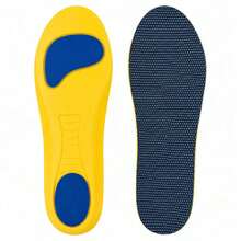 2pcs(1 Pair) Arch Support Insoles, Sweat-Absorbing & Dry Comfort Shoe Inserts, Replacement Insoles For Sneakers, Flats, Casual Shoes & Everyday Wear - Yellow - View 7