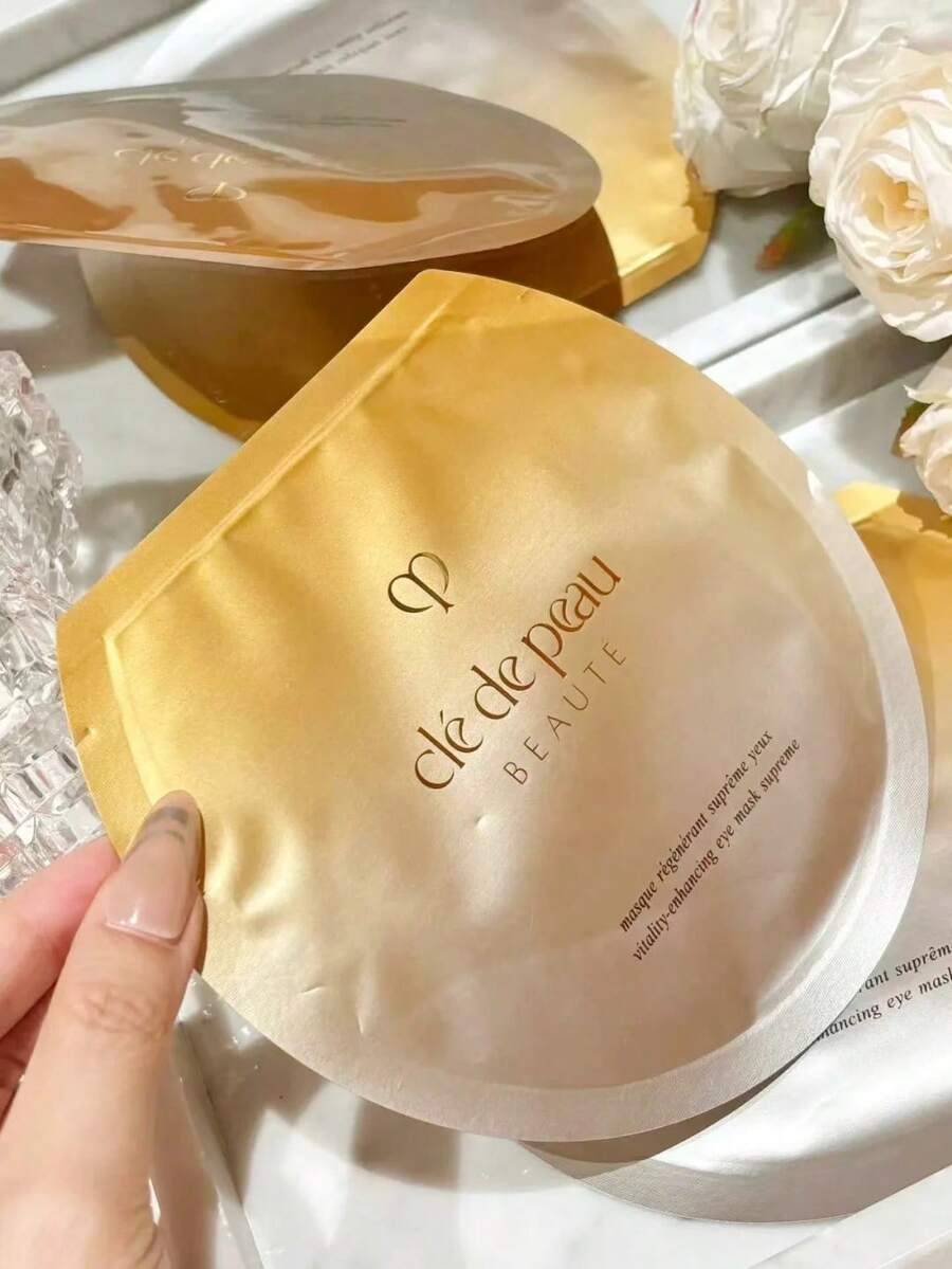 CPB Masker Mata Pengurang Kerut & Pengencang Intensif CBP - Patch Pelembap yang Mengandung Essence dengan 15mL Serum Konsentrat untuk Dahi, Kelopak Mata, Rongga Mata & Sudut Mata, - Putih - View 1