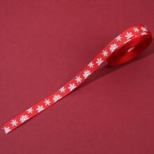 5Yard/Roll 15style Christmas Grosgrain Ribbon Snowflake Christmas Tree Wrapping Ribbon Soft Craft Ribbon Christmas Polyester Satin Golden Silvery Ribbon Hair Bow Clip Accessory For Christmas Gift Packing DIY Craft Home Decor - Christmas Edition - View 10