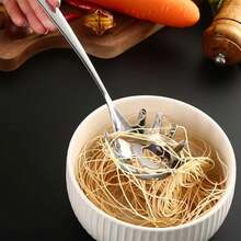 Cucchiaio per pasta in acciaio inossidabile con manico ergonomico, lunghezza 24 cm, 1 pezzo - Visualizzare 3