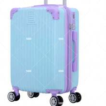 Carry-Ons - Baby Blue With Lilac - View 2