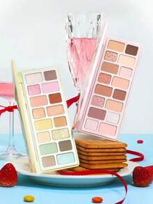 Chéeryep DearII 16-Color Eyeshadow Palette, Matte, Shimmer, Satin, Metallic Texture, Multi-Color Tones, Suitable For Parties, Holidays And Daily Use, Long-Lasting, Smudge-Proof, Gift - DearII - View 7