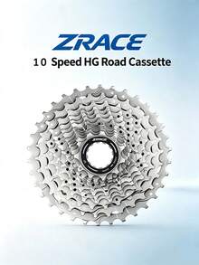 ZRACE 10-Speed Bicycle Cassette 11-32T / 28T / 34T / 36T – Road Bike Compatible With Tiagra ZEE SAINT - Silver - View 9