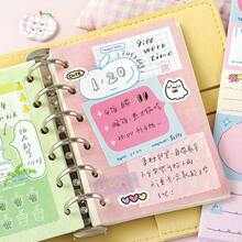 1 Roll Tearable Sticky Note Series Paper Tape, Macaron Fresh Plaid Tearable Sticky Note Die-Cut Tape, Speech Bubble, Weekly Planner, Checklist Schedule Shaped Writing Stickers, Built-In Easy-Tear Perforation. Suitable For Planner Layout, Schedule Planning, Memo Recording, Collage Decoration, Labeling, Sticker Art Creation, Diary Materials, Storage Marking, Student Office Multi-Functional Stationery Supplies - 1roll - View 4