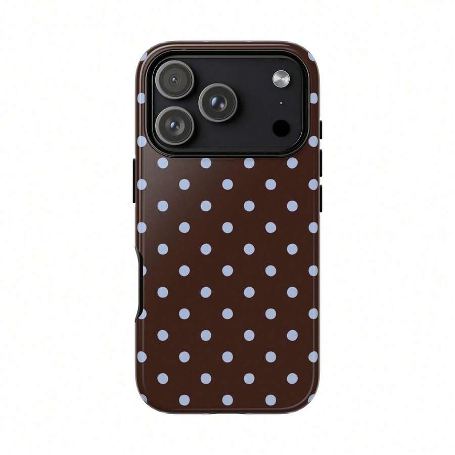 Cherry Red Polka Dot Phone Case, Compatible With IPhone17/IPhone16/15/14/IPhone13/12/11 Pro Max - 白色6 - 查看 1