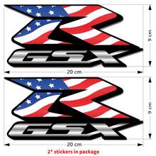 FCV 2 Packs Motorcycle Fairing Sticker Decal, Reflective Vinyl Decal Compatible With Suzuki GSXR750 1000 600 VTR750 GSXR 600 750 1000 With Strong Stickiness - Multiple Sizes Available - For GSX-r - View 13