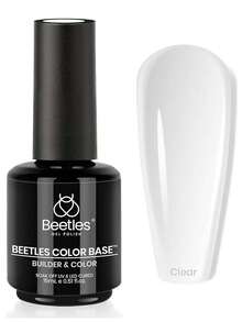 Beetles 2-Color HEMA-Free Builder Gel, Transparent & Jelly Nude UV Gel, Suitable For Nail Tip Construction, Reinforcement, Thickening & Extension, Perfect For Beginner DIY Manicure - Multicolor - View 10